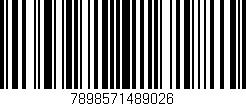Código de barras (EAN, GTIN, SKU, ISBN): '7898571489026'