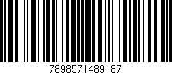 Código de barras (EAN, GTIN, SKU, ISBN): '7898571489187'