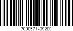 Código de barras (EAN, GTIN, SKU, ISBN): '7898571489200'