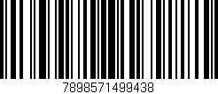 Código de barras (EAN, GTIN, SKU, ISBN): '7898571499438'