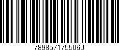 Código de barras (EAN, GTIN, SKU, ISBN): '7898571755060'