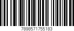 Código de barras (EAN, GTIN, SKU, ISBN): '7898571755183'