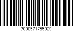 Código de barras (EAN, GTIN, SKU, ISBN): '7898571755329'
