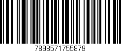 Código de barras (EAN, GTIN, SKU, ISBN): '7898571755879'