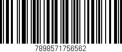 Código de barras (EAN, GTIN, SKU, ISBN): '7898571756562'