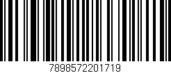 Código de barras (EAN, GTIN, SKU, ISBN): '7898572201719'