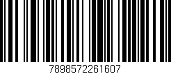 Código de barras (EAN, GTIN, SKU, ISBN): '7898572261607'