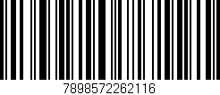 Código de barras (EAN, GTIN, SKU, ISBN): '7898572262116'