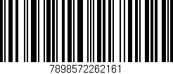 Código de barras (EAN, GTIN, SKU, ISBN): '7898572262161'