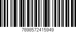 Código de barras (EAN, GTIN, SKU, ISBN): '7898572415949'