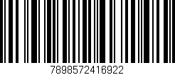 Código de barras (EAN, GTIN, SKU, ISBN): '7898572416922'