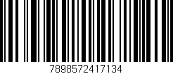 Código de barras (EAN, GTIN, SKU, ISBN): '7898572417134'