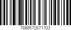 Código de barras (EAN, GTIN, SKU, ISBN): '7898572671703'