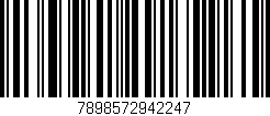 Código de barras (EAN, GTIN, SKU, ISBN): '7898572942247'