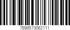 Código de barras (EAN, GTIN, SKU, ISBN): '7898573062111'