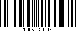 Código de barras (EAN, GTIN, SKU, ISBN): '7898574330974'