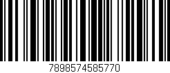 Código de barras (EAN, GTIN, SKU, ISBN): '7898574585770'