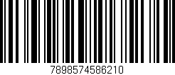 Código de barras (EAN, GTIN, SKU, ISBN): '7898574586210'