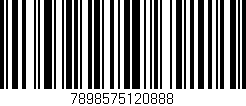 Código de barras (EAN, GTIN, SKU, ISBN): '7898575120888'