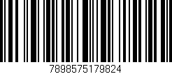 Código de barras (EAN, GTIN, SKU, ISBN): '7898575179824'