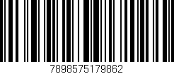 Código de barras (EAN, GTIN, SKU, ISBN): '7898575179862'