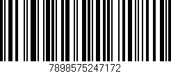 Código de barras (EAN, GTIN, SKU, ISBN): '7898575247172'