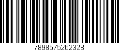 Código de barras (EAN, GTIN, SKU, ISBN): '7898575262328'