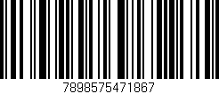 Código de barras (EAN, GTIN, SKU, ISBN): '7898575471867'