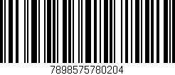 Código de barras (EAN, GTIN, SKU, ISBN): '7898575780204'