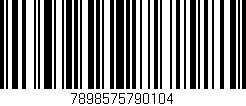 Código de barras (EAN, GTIN, SKU, ISBN): '7898575790104'