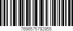 Código de barras (EAN, GTIN, SKU, ISBN): '7898575792955'