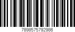 Código de barras (EAN, GTIN, SKU, ISBN): '7898575792986'