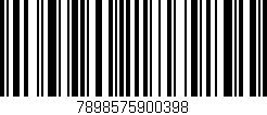 Código de barras (EAN, GTIN, SKU, ISBN): '7898575900398'