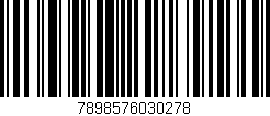 Código de barras (EAN, GTIN, SKU, ISBN): '7898576030278'