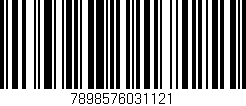 Código de barras (EAN, GTIN, SKU, ISBN): '7898576031121'