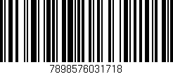 Código de barras (EAN, GTIN, SKU, ISBN): '7898576031718'