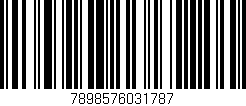 Código de barras (EAN, GTIN, SKU, ISBN): '7898576031787'