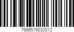 Código de barras (EAN, GTIN, SKU, ISBN): '7898576032012'