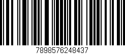Código de barras (EAN, GTIN, SKU, ISBN): '7898576248437'