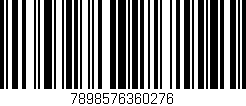 Código de barras (EAN, GTIN, SKU, ISBN): '7898576360276'