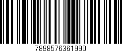 Código de barras (EAN, GTIN, SKU, ISBN): '7898576361990'