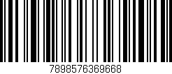Código de barras (EAN, GTIN, SKU, ISBN): '7898576369668'