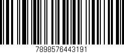 Código de barras (EAN, GTIN, SKU, ISBN): '7898576443191'
