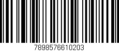 Código de barras (EAN, GTIN, SKU, ISBN): '7898576610203'