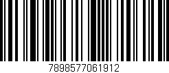 Código de barras (EAN, GTIN, SKU, ISBN): '7898577061912'