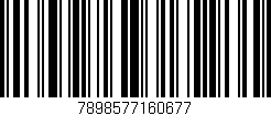 Código de barras (EAN, GTIN, SKU, ISBN): '7898577160677'