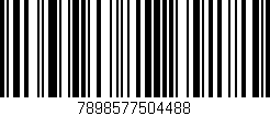 Código de barras (EAN, GTIN, SKU, ISBN): '7898577504488'