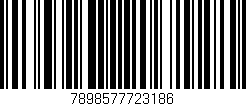 Código de barras (EAN, GTIN, SKU, ISBN): '7898577723186'