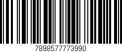 Código de barras (EAN, GTIN, SKU, ISBN): '7898577773990'