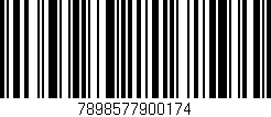 Código de barras (EAN, GTIN, SKU, ISBN): '7898577900174'